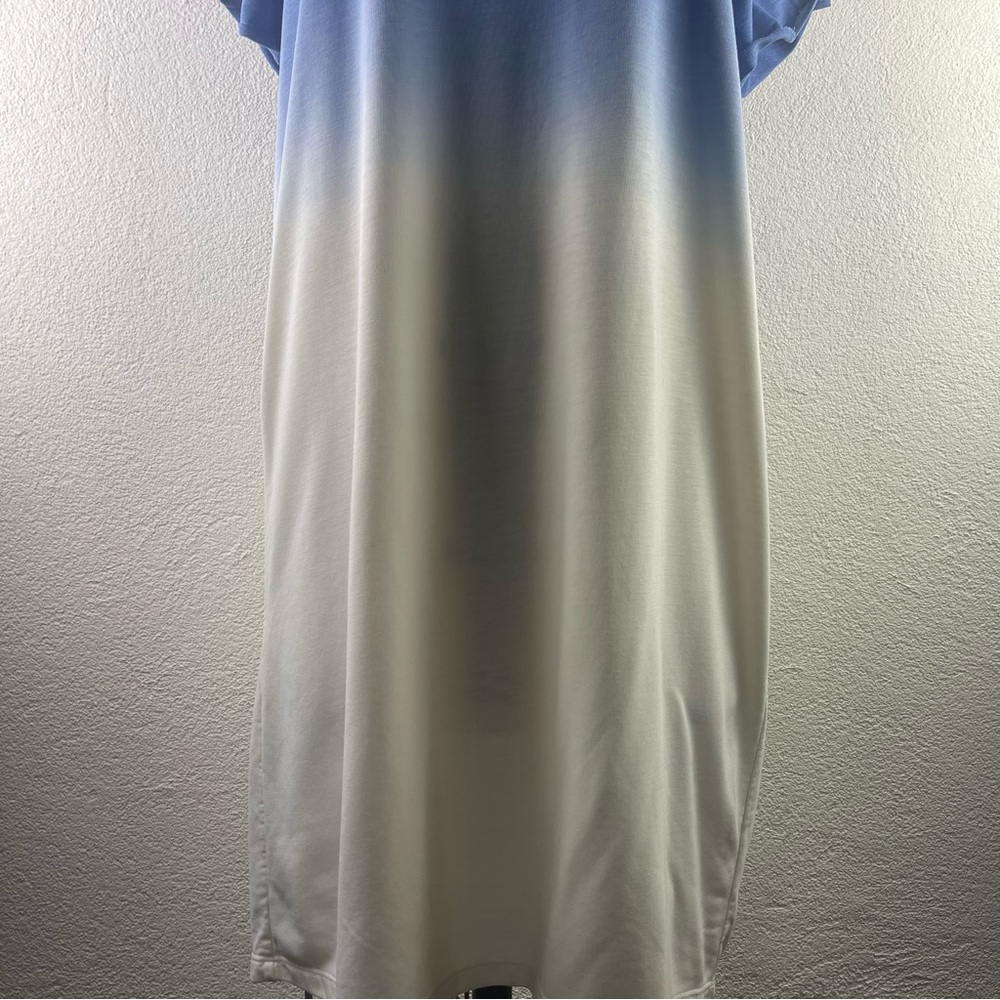 Junk Food I L Los Angeles Rams Football Sports Fan Heathered Ombré T-Shirt Dress - Picture 3 of 16